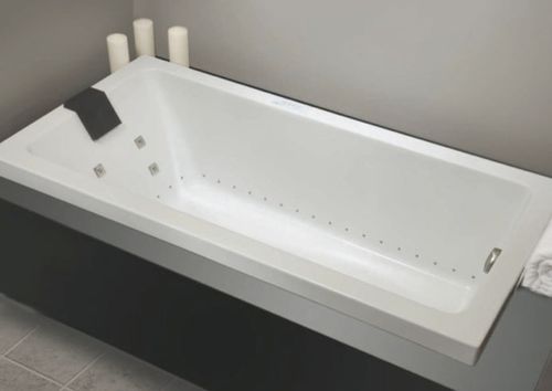 Quartz composite bathtub - ZENDO II: 66Z34 - CAML-TOMLIN - white