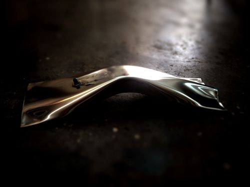 Contemporary clock - marco mazzei - table / analog / aluminum