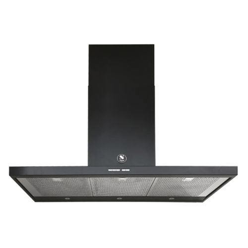 Wall-mounted range hood - ENFASI 100 - STEEL - commercial / ducted / with built-in lighting