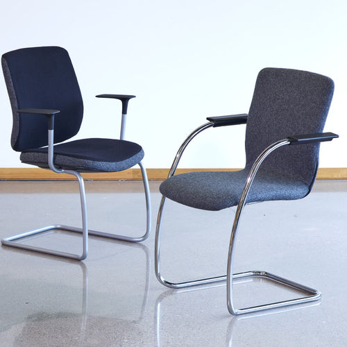 Contemporary conference chair - GO - Orange Box - indoor / fabric / leather