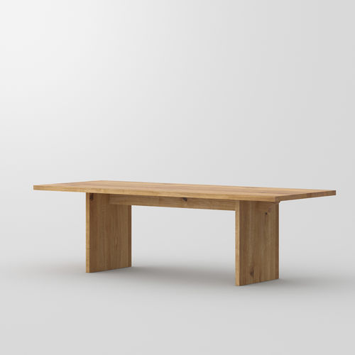 Contemporary dining table - SAGA - vitamin design - oak / solid wood / ash