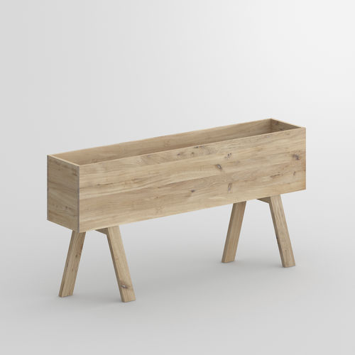 American walnut garden planter - GO K - vitamin design - ash / beech / maple
