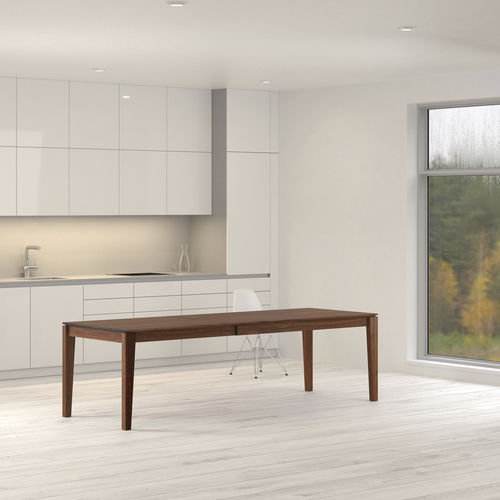 Extending table - CONVERTO BUTTERFLY - vitamin design - contemporary / oak / solid wood