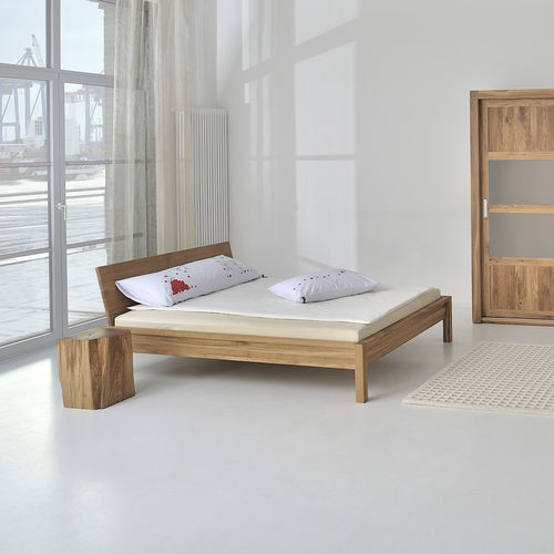 Double bed - CARA - vitamin design - single / contemporary / with headboard