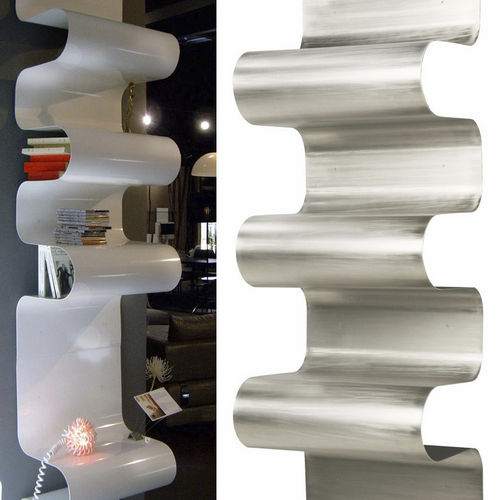 Wall-mounted bookcase - . - VIDAME EDITIONS - original design / metal / white