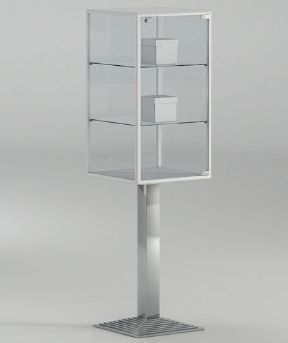 Contemporary display case - 3/PFP - Italvetrine - tempered glass / aluminum / viewable