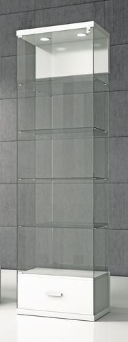Contemporary display case - VE/60C  - Italvetrine - tempered glass / wooden / illuminated