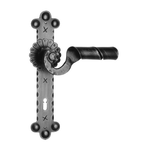 Door handle - SANKT MORITZ - Galbusera G.&G. S.N.C. - wrought iron / rustic / home