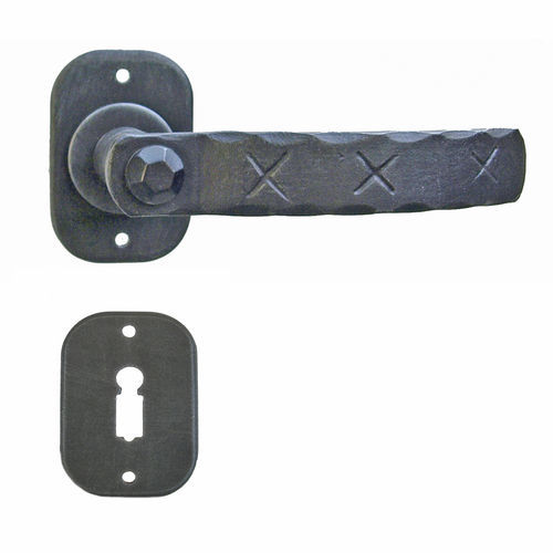 Door handle - SEEFELD - Galbusera G.&G. S.N.C. - wrought iron / rustic / home