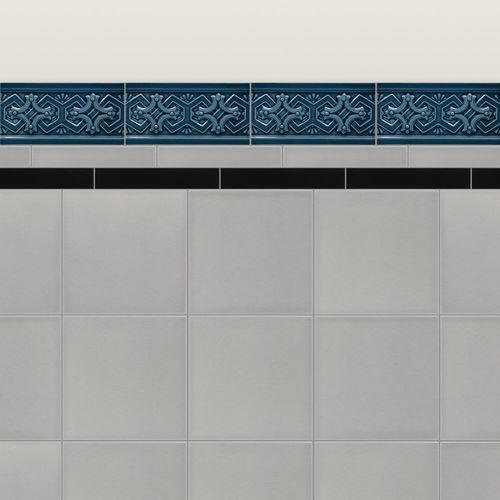 Earthenware border tile - B 3.636 - GOLEM Baukeramik - wall-mounted