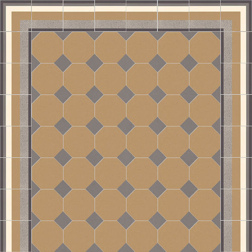 Porcelain stoneware hexagonal tile - SF 80 A.6 - GOLEM Baukeramik - matte / indoor / outdoor