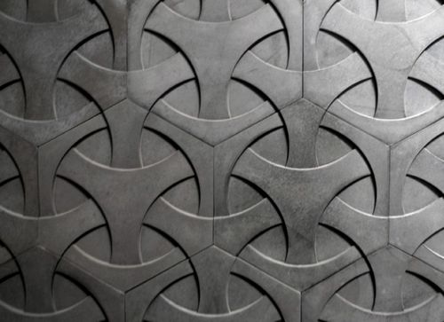 Concrete tile - JAPANESE WEAVE - Daniel Ogassian - 3D / indoor / wall