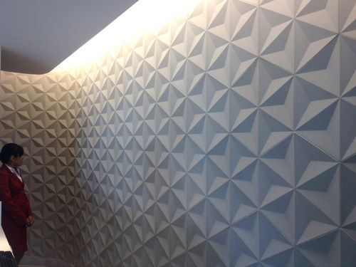 Concrete tile - JAPANESE GEO - Daniel Ogassian - 3D / indoor / wall