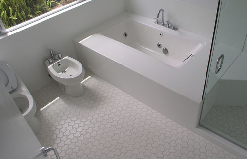 Ceramic tile - BOM - Daniel Ogassian - polished / indoor / bathroom