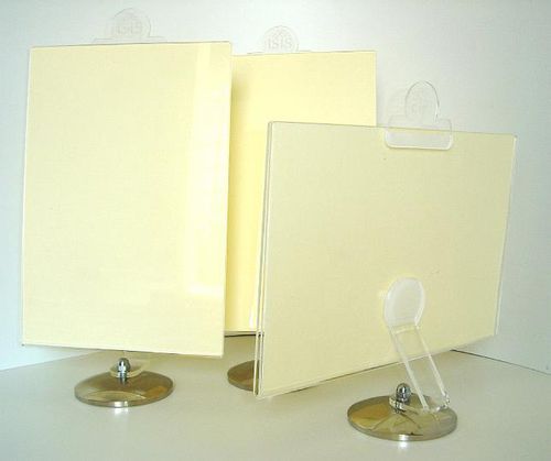 Countertop brochures rack - CPPT03 - Signo - metal / for hotel