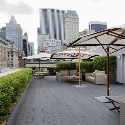 Composite decking - Deck System - Tecnodeck - wood look / commercial / home