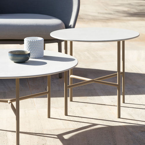 Contemporary coffee table - GRADA - expormim - oak / solid wood / stainless steel