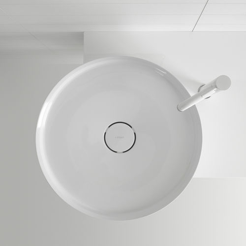 Countertop washbasin - BW001 - Inbani - marble / round / original design