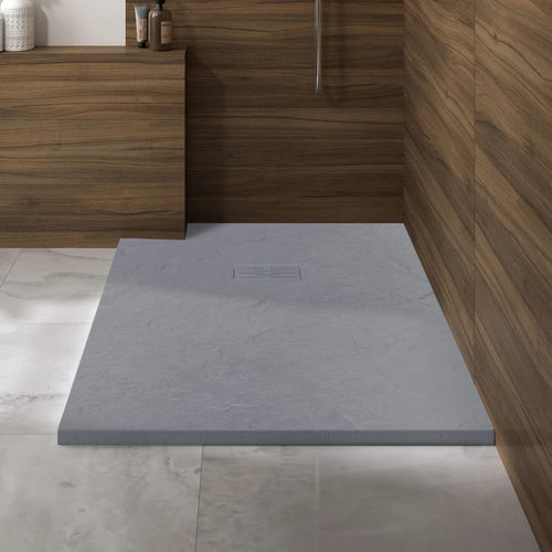 Rectangular shower base - Kinerock Evo - Kinedo - above floor / recessed / Biolex