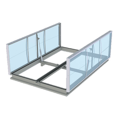 Polycarbonate smoke vent - BLUECOIF THERM DV PNEU - Adexsi - smoke and heat extractor