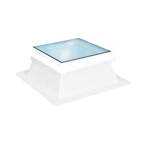 Ventilation skylight - SLICK INSIDE CARRÉ - Adexsi - with skylight frame / glass / PVC