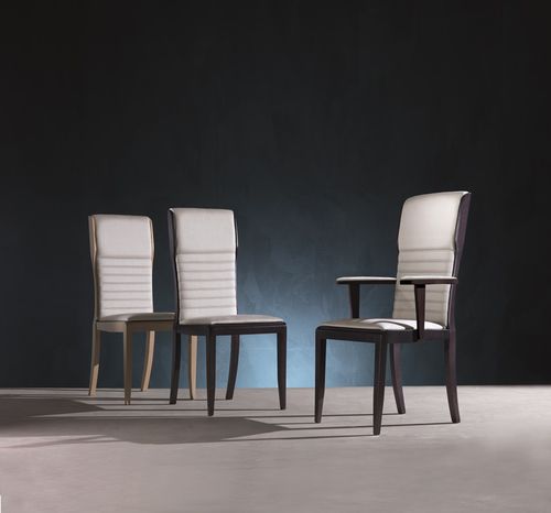 Contemporary chair - SE52 GALILEO  - CARPANELLI - indoor / wooden / upholstered