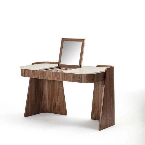 Contemporary dressing table - TS12 SHAPE - CARPANELLI - wooden / leather / with long legs