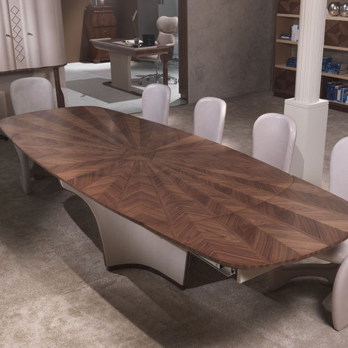 Contemporary dining table - TA61K DESYO - CARPANELLI - wooden / oval / extending