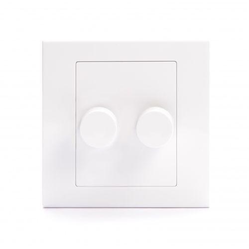 Light dimmer switch 07220 Retrotouch rotary / recessed / double