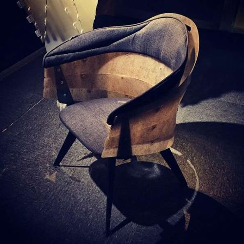 Contemporary armchair - HOPS - Miniwiz S.E.D. Co. Ltd. - fabric / polypropylene / made from recycled materials
