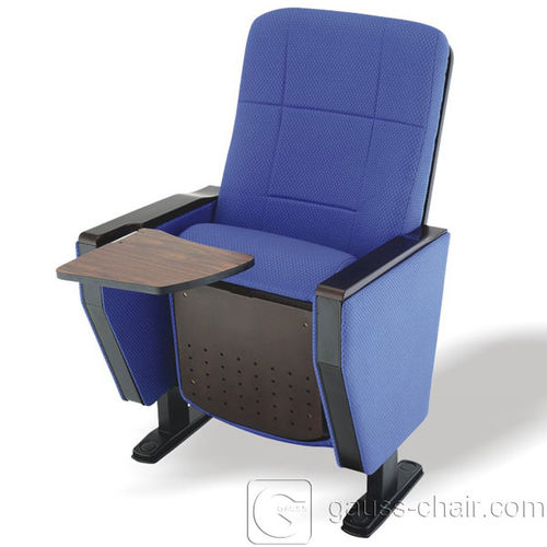 Steel cinema seating - HTC-854 - Gauss Furniture - commercial / red / gray