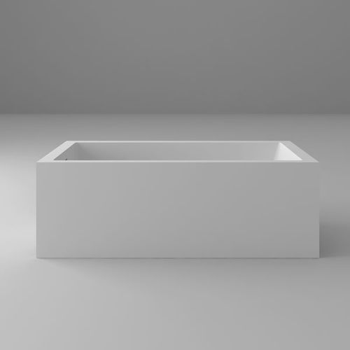 Freestanding bathtub - BT0110L - Blu Bathworks - integrated / for homes / composite