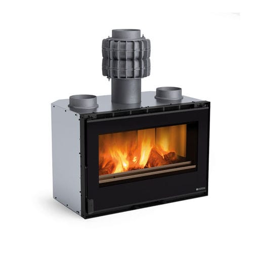 Wood-burning fireplace insert - INSERTO 80 PRS CRYSTAL - La Nordica-Extraflame