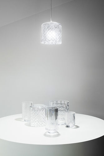 Pendant lamp - PATCHWORK - LASVIT - glass / contemporary / corded