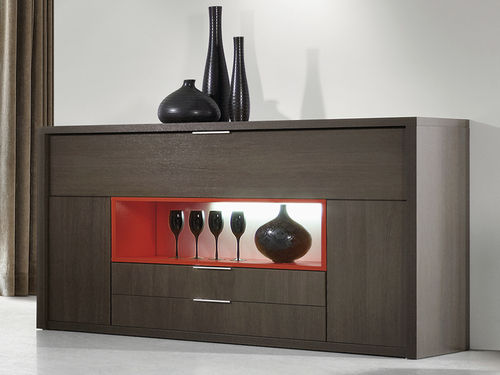 Contemporary sideboard - MILENIUM PLUS : 4604 - Baixmoduls - wooden