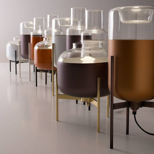 Table lamp - AMBARABÀ - CICÌ - COCÒ - Vesoi - brass / steel / iron