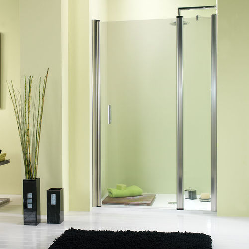 Pivoting shower screen - 3007 - HISPABAÑO - for alcoves / tempered glass / clear glass