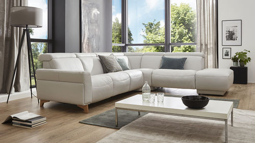 Modular sofa - PLANOPOLY MOTION : 1807 - Himolla Polstermöbel - contemporary / leather / reclining
