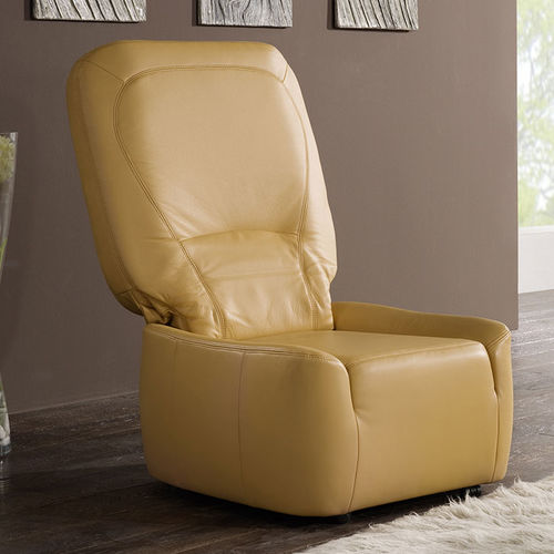 Contemporary relaxing armchair - 7376 - Himolla Polstermöbel - leather / reclining / high-back