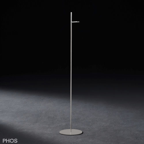 Floor coat rack - GSTS1V - PHOS Design GmbH - contemporary / powder-coated steel / brushed stainless steel