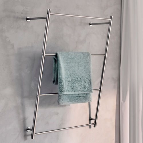 Ladder towel rack - HTL18-500WG - PHOS Design GmbH - more than 3 bars / wall-mounted / polished stainless steel
