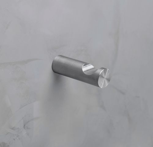 Contemporary coat hook - HV16-50 - PHOS Design GmbH - brushed stainless steel / polished stainless steel / individual