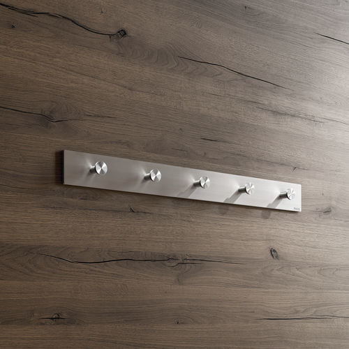 Wall-mounted coat rack - HL5H12S - PHOS Design GmbH - contemporary / stainless steel