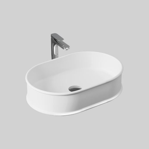 Countertop washbasin - ATELIER  - ART CERAM - ceramic / high-gloss / matte finish