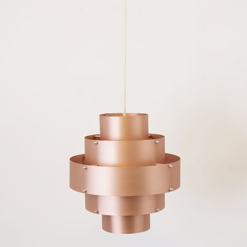 Pendant lamp - DECÓ S - ICI ET LA - copper / contemporary / corded