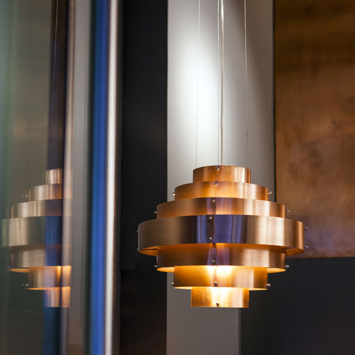 Pendant lamp - DECÓ - ICI ET LA - copper / contemporary / corded