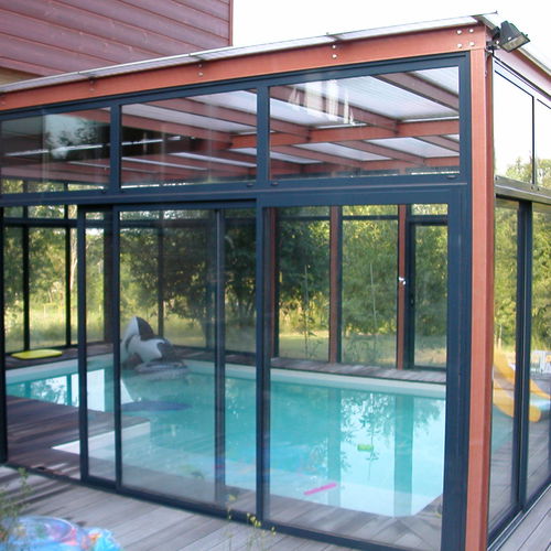 Self-supporting conservatory - V&Eacute;RANDA COMPOSITE - Via Composites - glass