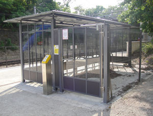 Secure cycle shelter - Via Composites
