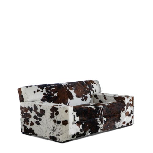 Modern sofa - NOVARA - Divani Santambrogio - leather / with removable cushion / with armrests