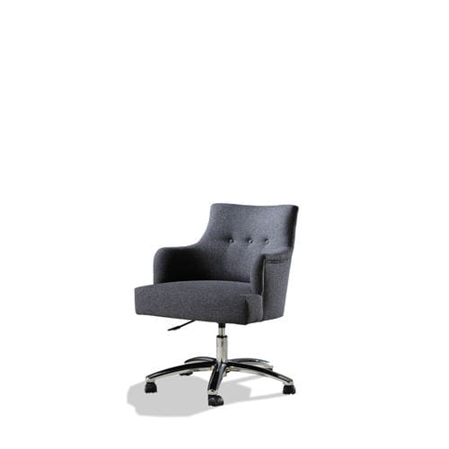 Modern office armchair - CHICAGO - Divani Santambrogio - textile / adjustable-height / reclining
